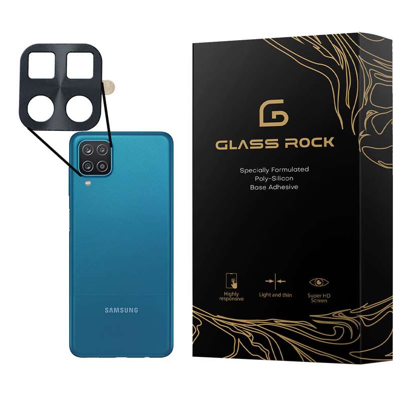 محافظ لنز دوربین گلس راک مدل STR-Glass مناسب برای گوشی موبایل سامسونگ Galaxy A12