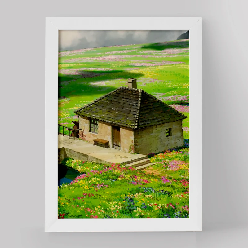 تابلو خندالو مدل خانه سوفی انیمه قلعه متحرک هاول کد 12894