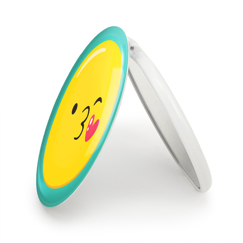 آینه جیبی خندالو طرح ایموجی Emoji مدل تاشو کد 2994
