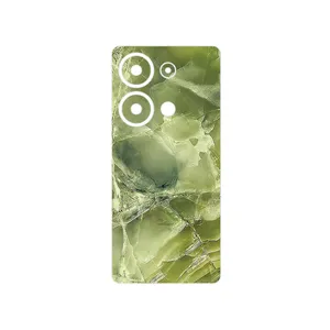 MAHOOT Green_Crystal_Marble Cover Sticker for Xiaomi Redmi Note 13 Pro 4G