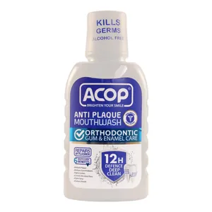 دهان شویه آکوپ مدل Anti Plaque حجم 300 میلی لیتر