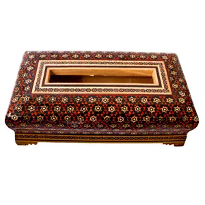 جعبه دستمال کاغذی خاتم کاری کد rd6wire