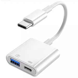 کابل OTG USB-C به USB / USB-C کوتتسی مدل 33017 طول 0.15 متر