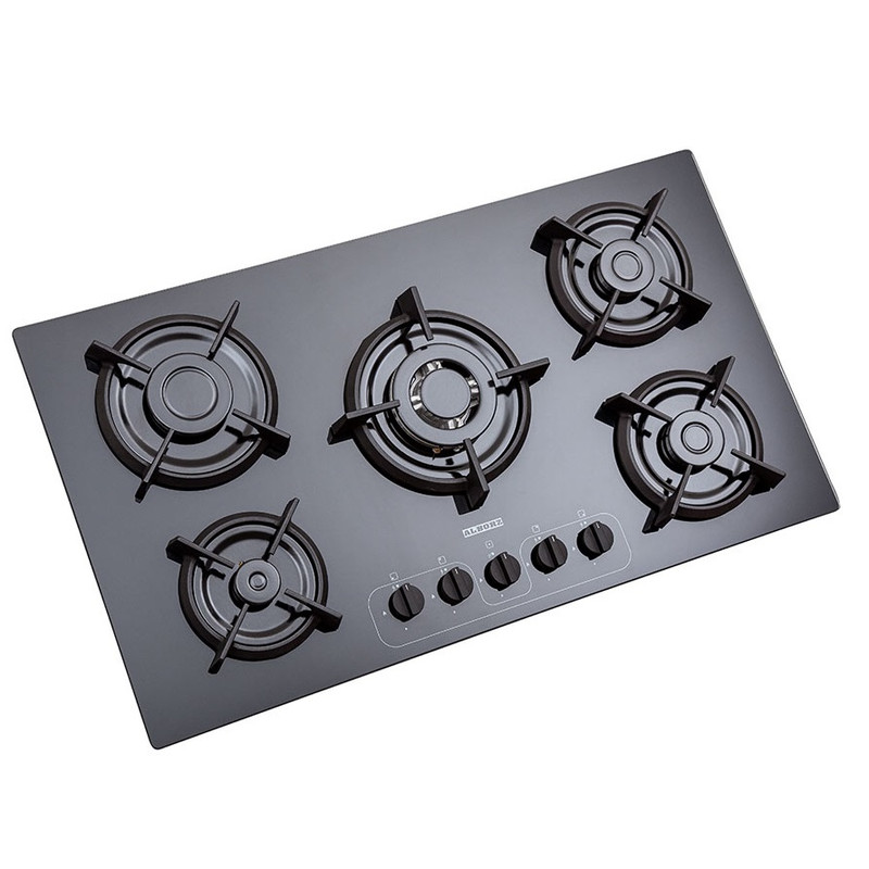 اجاق گاز صفحه‌ای پنج شعله استیل البرز مدل G5968