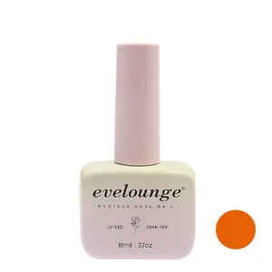 لاک ژل براق ناخن اولانژ مدل 11M شماره 123 رنگ نارنجی