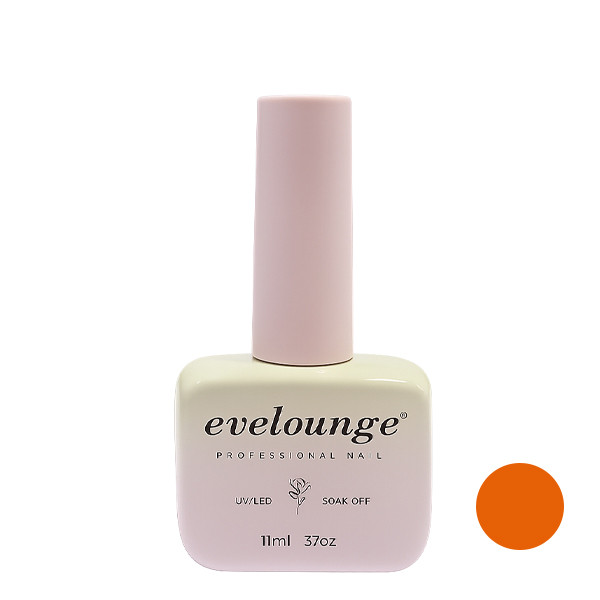 لاک ژل براق ناخن اولانژ مدل 11M شماره 123 رنگ نارنجی