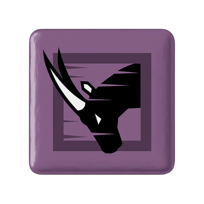 پیکسل خندالو طرح oryx  بازی رینبو سیکس سیج  مدل مربعی کد 30360