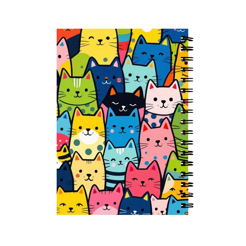 دفتر مشق 50 برگ طرح گربه کد 0025