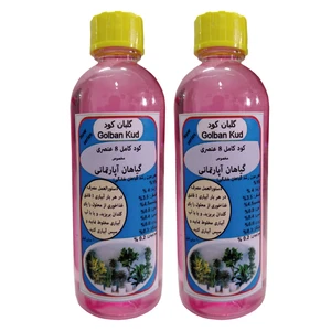 کود مایع گیاهان آپارتمانی گلبان کود مدل Fast growth حجم 100 میلی لیتر بسته دو عددی
