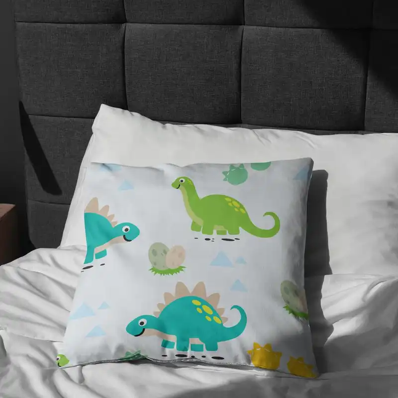 پارچه ملحفه پارچه باما مدل مخمل  طرح دایناسور  کد 5011439