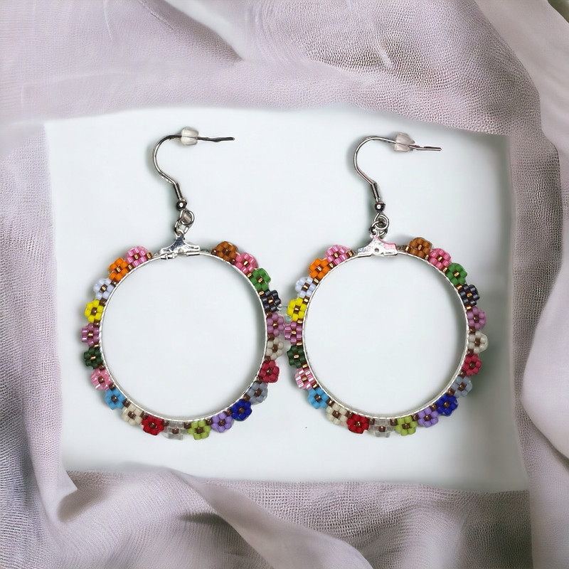 گوشواره زنانه مدل حلقه‌ای