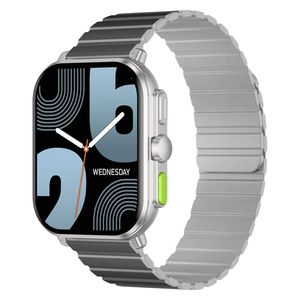 ساعت هوشمند 46 میلی‌متری گلوریمی مدل GS2 Pro دارای قابلیت های صفحه نمایش رنگی، صفحه نمایش لمسی، کنترل سطح اکسیژن خون، قابلیت مکالمه با بند سیلیکون