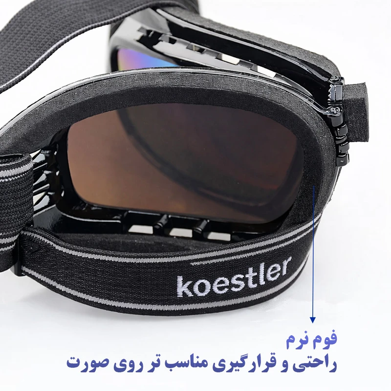 عکس شماره 5 : عینک موتور سواری مدل 001