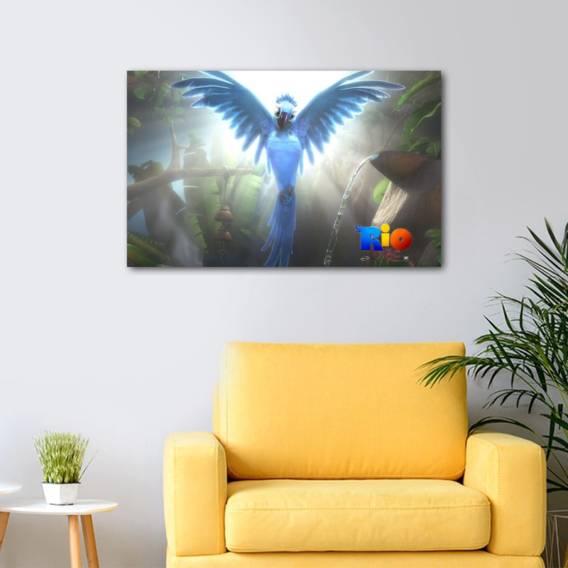 تابلو شاسی عرش مدل فانتزی انیمیشن آبی کد As4084