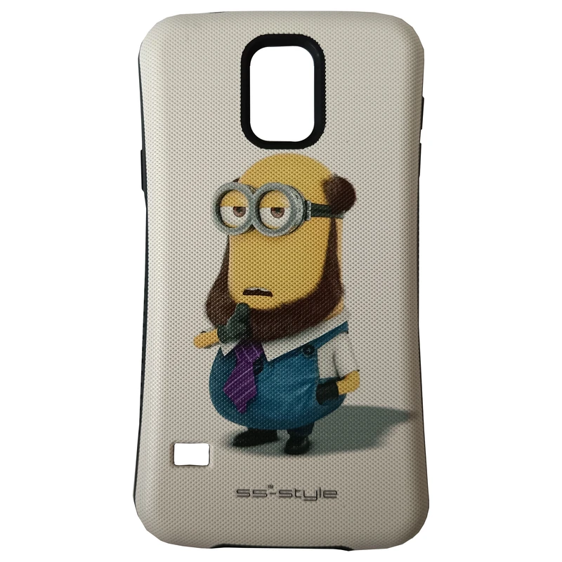 کاور مدل 360 درجه ضد ضربه کد 22-0 طرح مینیون ها مناسب برای گوشی موبایل سامسونگ Galaxy S5