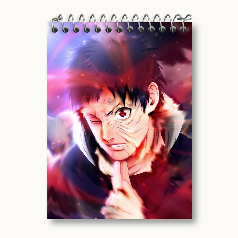 دفتر یادداشت 50 برگ خندالو مدل اوبیتو اوچیها انیمه ناروتو Naruto کد 11282