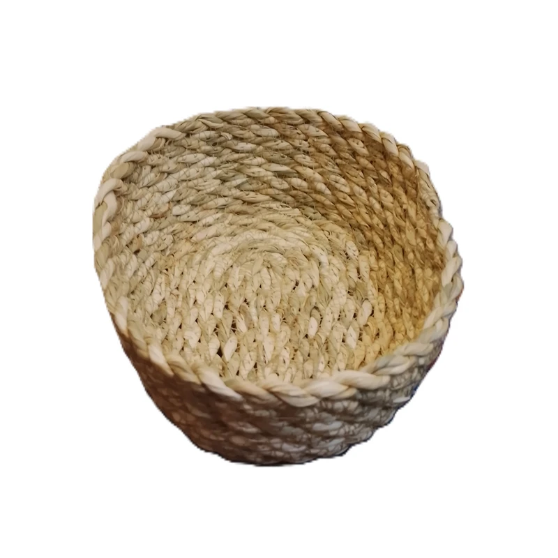 سبد بیضی حصیری کوچک کد 25