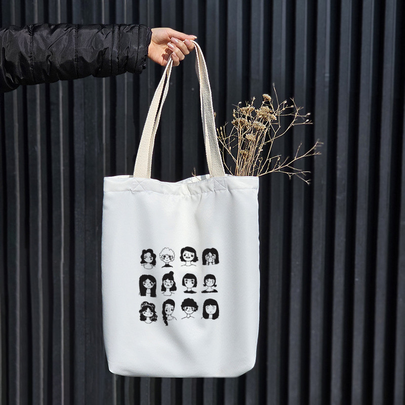 ساک خرید خندالو مدل دخترهای خجالتی کد 8581