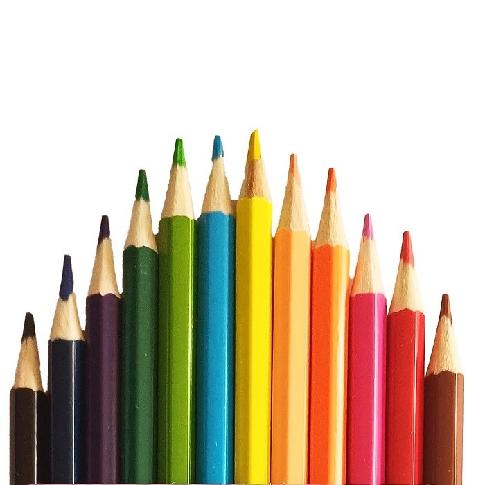 مداد رنگی 12 رنگ ویبو مدل WB9082-12B