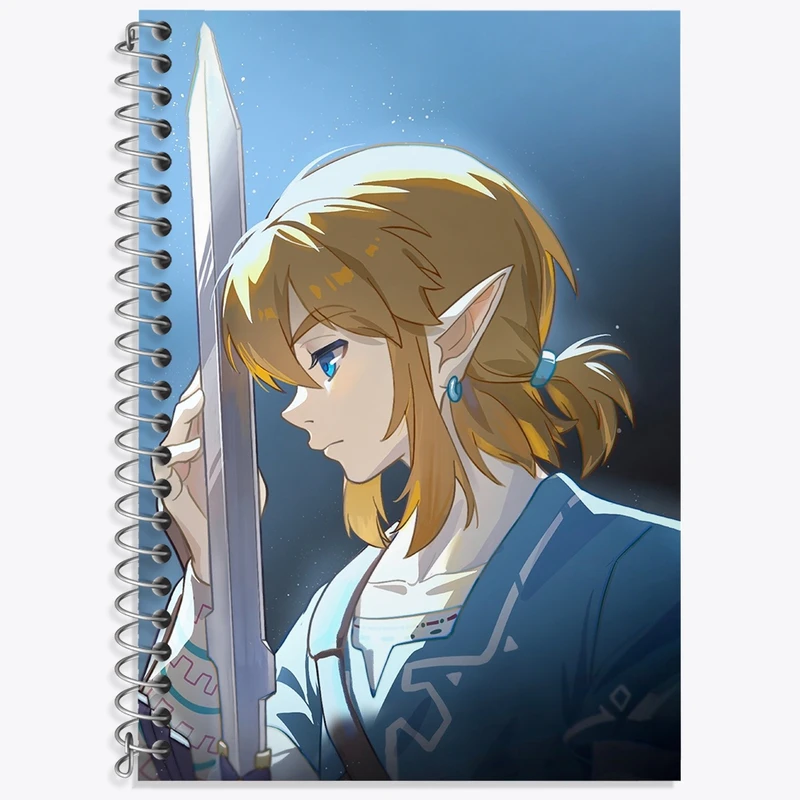 دفتر لغت 50 برگ خندالو طرح بازی زلدا (zelda) کد 31874