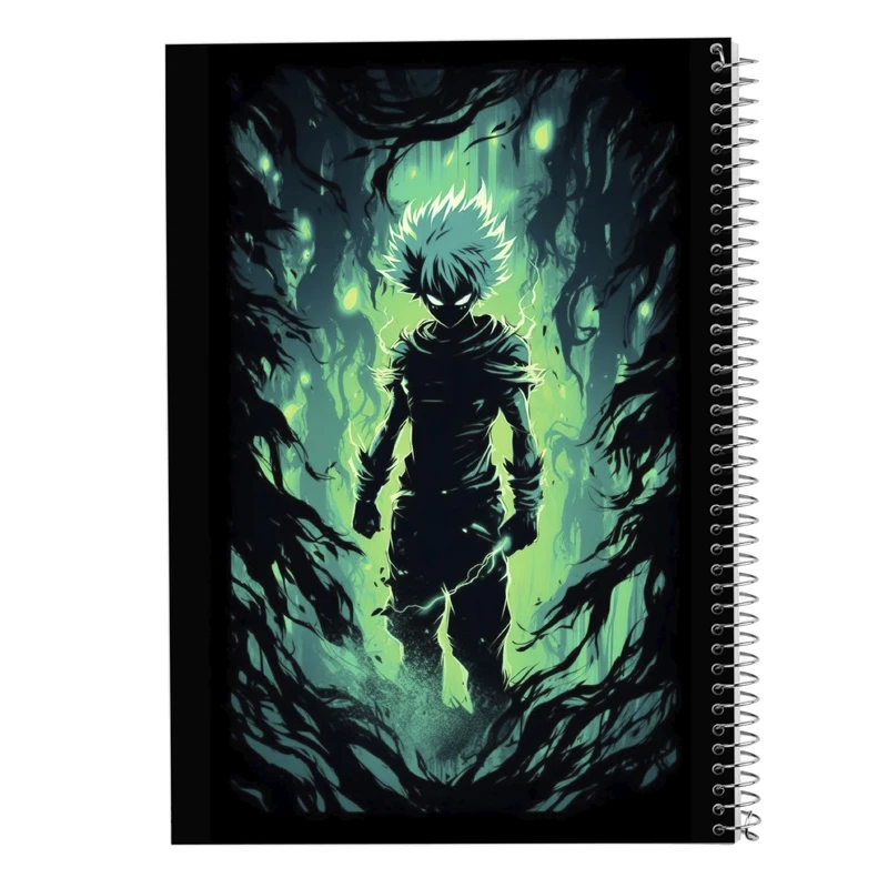 دفتر ژورنال نویسی 50 برگ مدوپد مدل نقطه ای طرح Demon Slayer کد DF10523