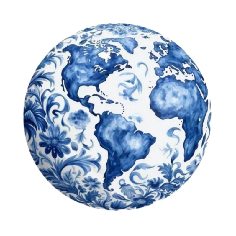 استیکر پارچه و لباس پاد آفرین مدل سیاره زمین طرح ایرانی کد 3817