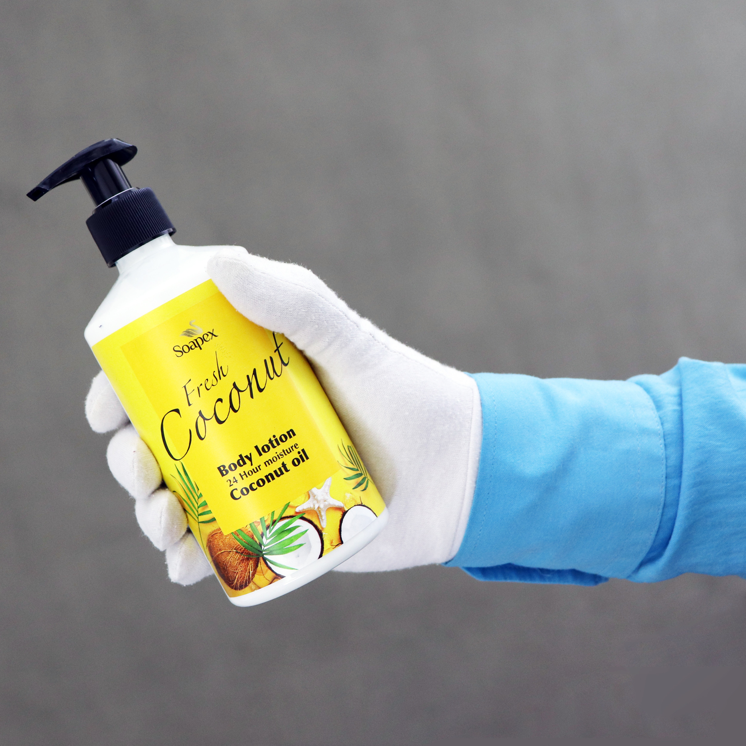 لوسیون بدن سوپکس مدل Coconut oil و Aloe vera حجم 350 میلی لیتر