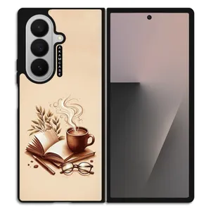 AKAM AMC-WSGZFOLD7-COFFEE-4 Cover For Samsung Galaxy Z Fold 7