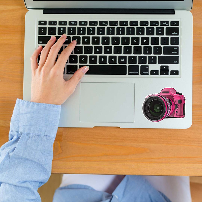 استیکر لپ تاپ کارنیکا طرح دوربین مدل camera-2222099 مجموعه 2 عددی