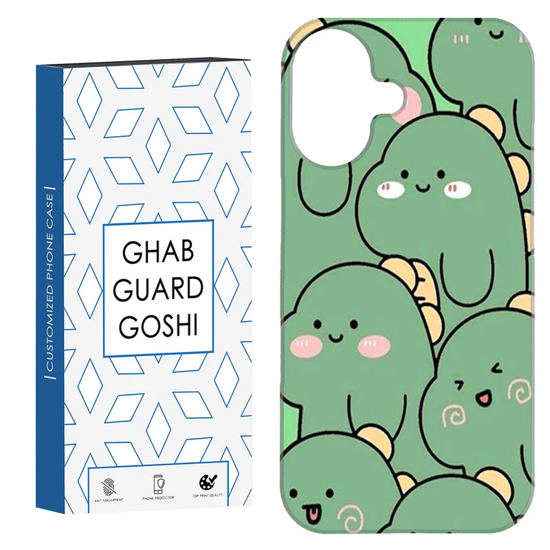 کاور قاب گارد گوشی طرح دایناسور کد Dimo-412 مناسب برای گوشی اپل Iphone 16     