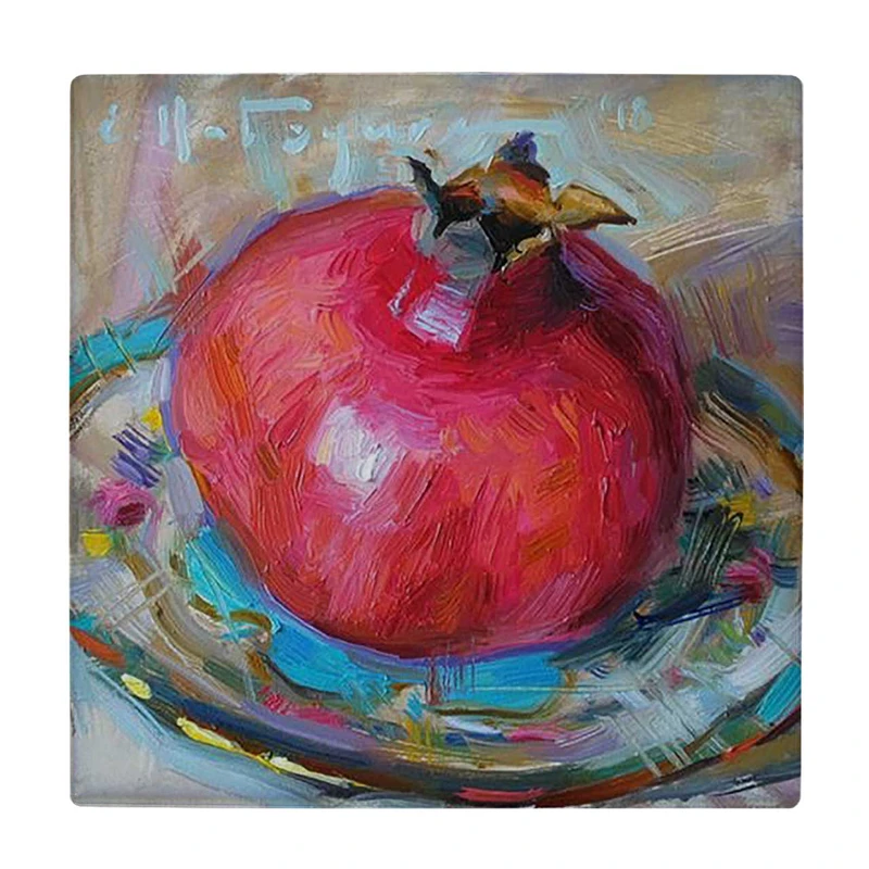 زیر لیوانی  طرح نقاشی انار کد    6147767_5423