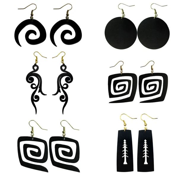 گوشواره زنانه کد E209 مجموعه 6 عددی