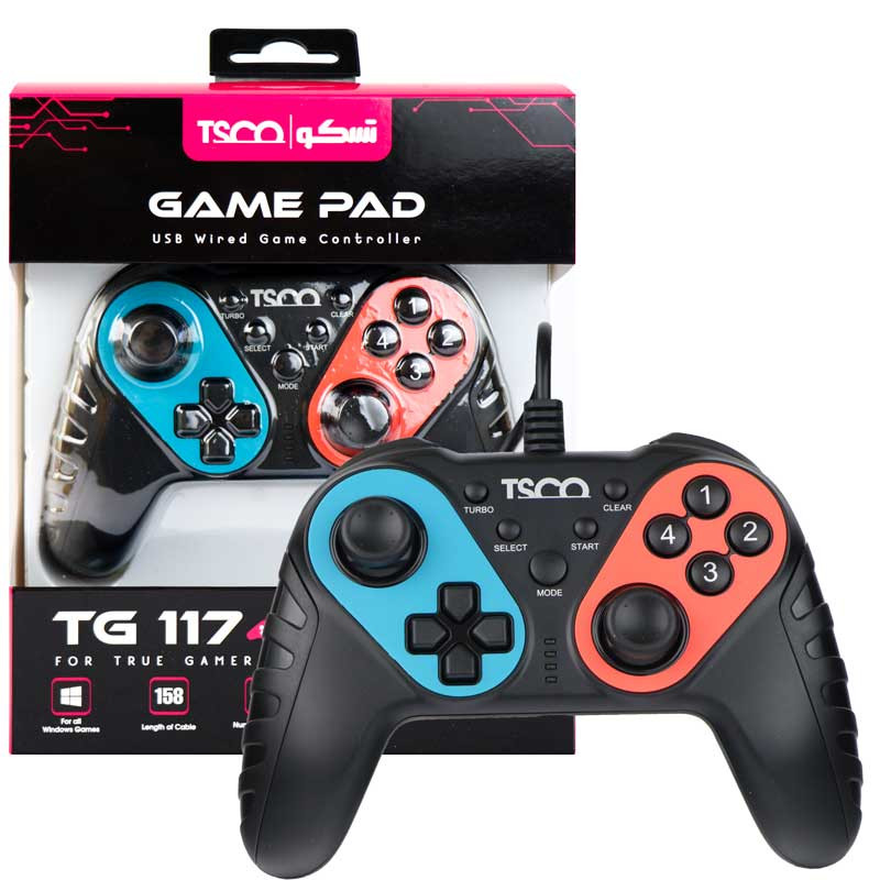 دسته بازی تسکو مدل TG 117 بسته 2 عددی