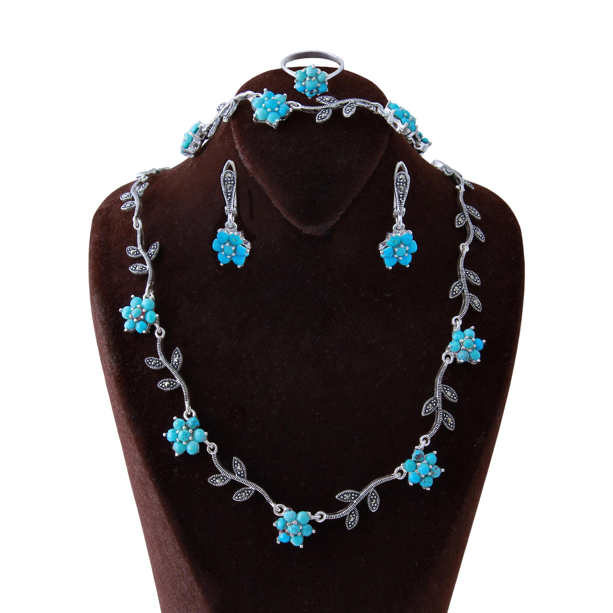  ست نقره زنانه بازرگانی میلادی کد NTR_156