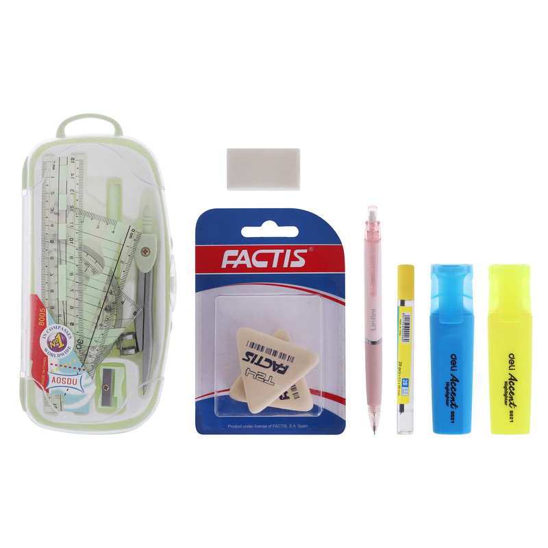 بسته لوازم تحریر فکتیس مدل هندسه دقیق