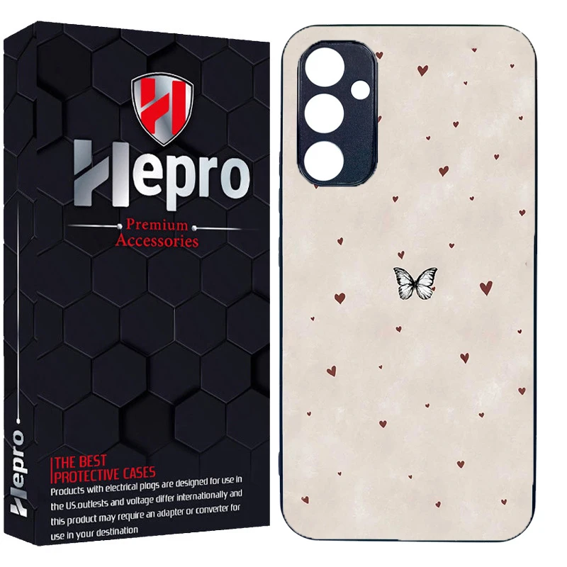 کاور هپرو طرح پروانه کد TPU-855 مناسب برای گوشی موبایل سامسونگ Galaxy A14