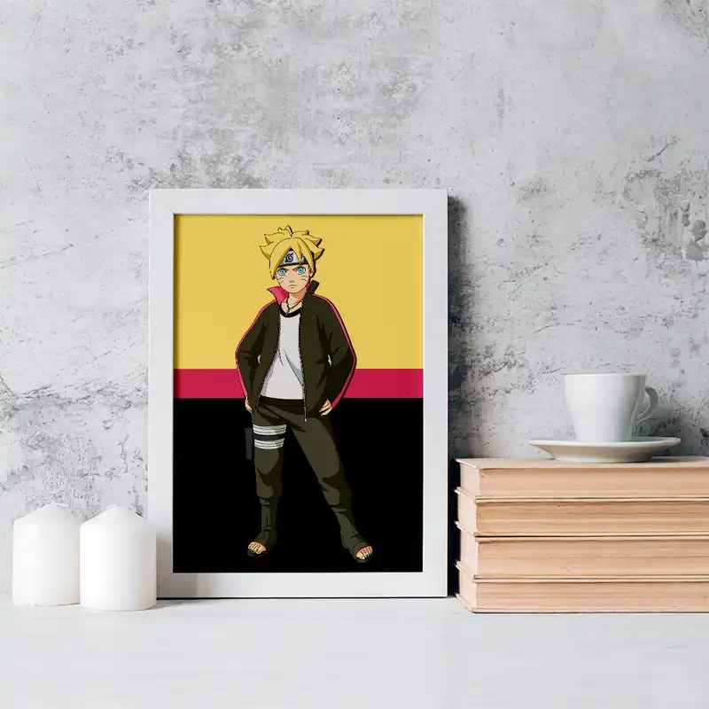 تابلو خندالو مدل بوروتو اوزوماکی انیمه بوروتو کد 15759