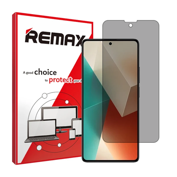 محافظ صفحه نمایش حریم شخصی ریمکس مدل HyPRV مناسب برای گوشی موبایل شیائومی Redmi Note 13