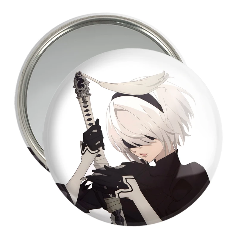 آینه جیبی خندالو مدل انیمه نیر اتوماتا Nier Automata ver 1.1a کد 27462