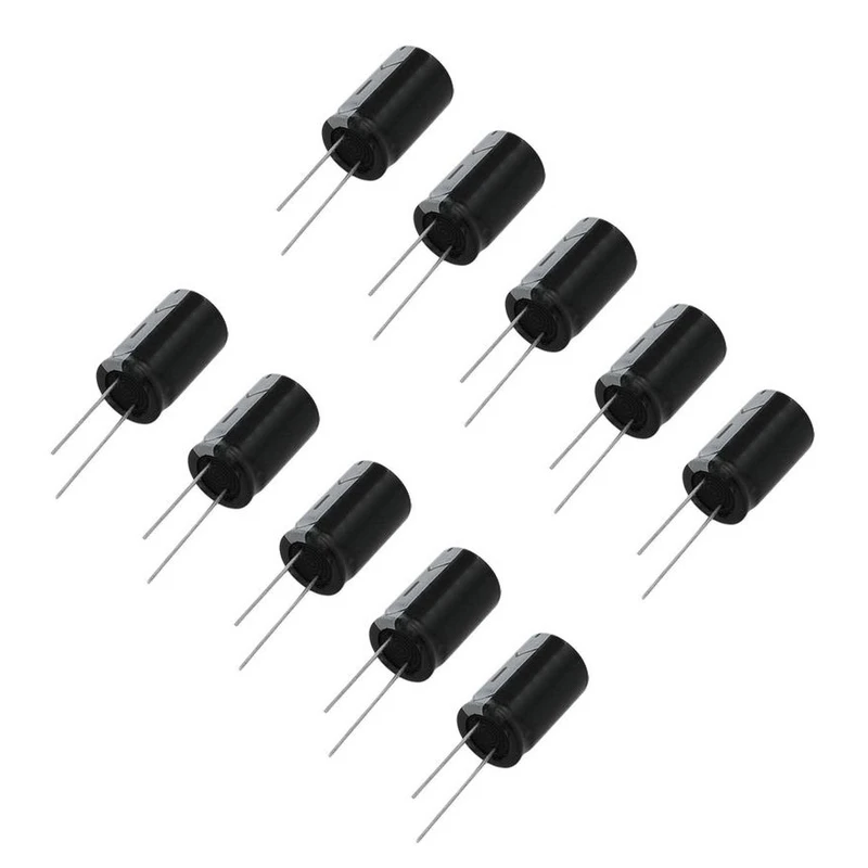 خازن الکترولیت 4.7 میکروفاراد مدل 16V بسته 10 عددی