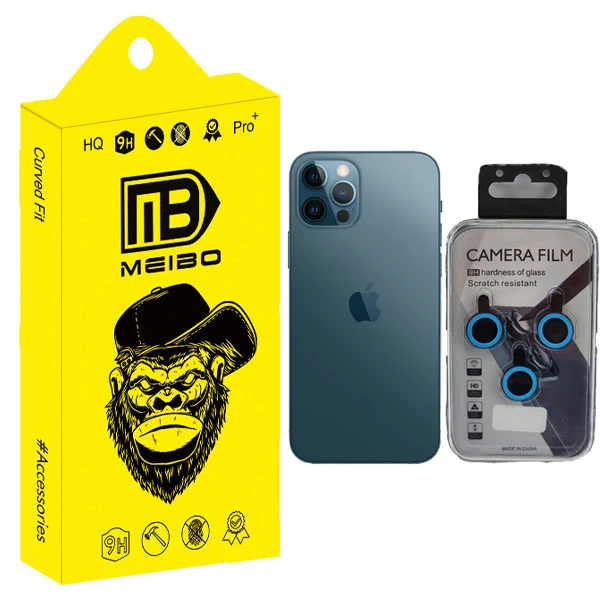 محافظ لنز دوربین میبو مدل Lighting مناسب برای گوشی موبایل اپل iPhone 11 / 11 Pro / Pro Max / 12 / 12 Mini / 12 Pro /Sam A14 / A24 / A34