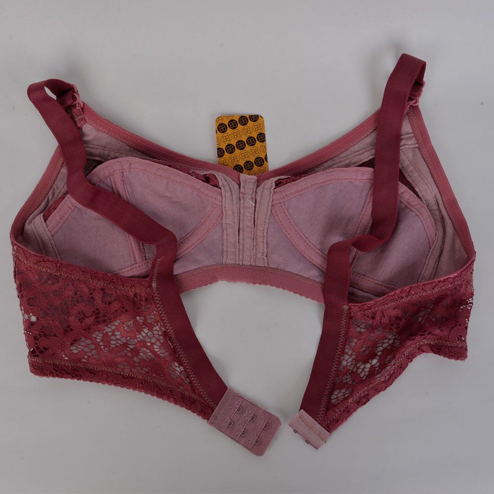 سوتین زنانه دکسونری مدل 125008827 دانتل رنگ کالباسی -  - 4