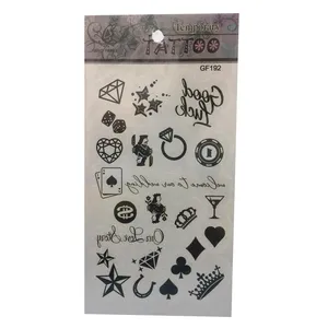 تتو موقت طرح تاج کد 192