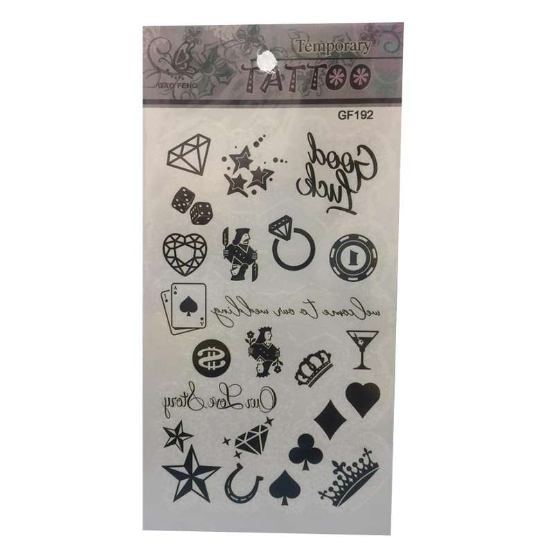 تتو موقت طرح تاج کد 192