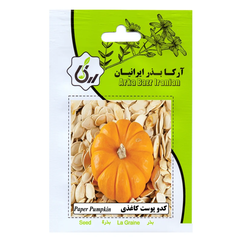 بذر کدو پوست کاغذی آرکا بذر ایرانیان کد 20-ARK