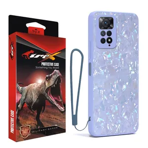 کاور تی رکس مدل Marble Strap مناسب برای گوشی موبایل شیائومی Redmi Note 11 Pro 4G به همراه بند