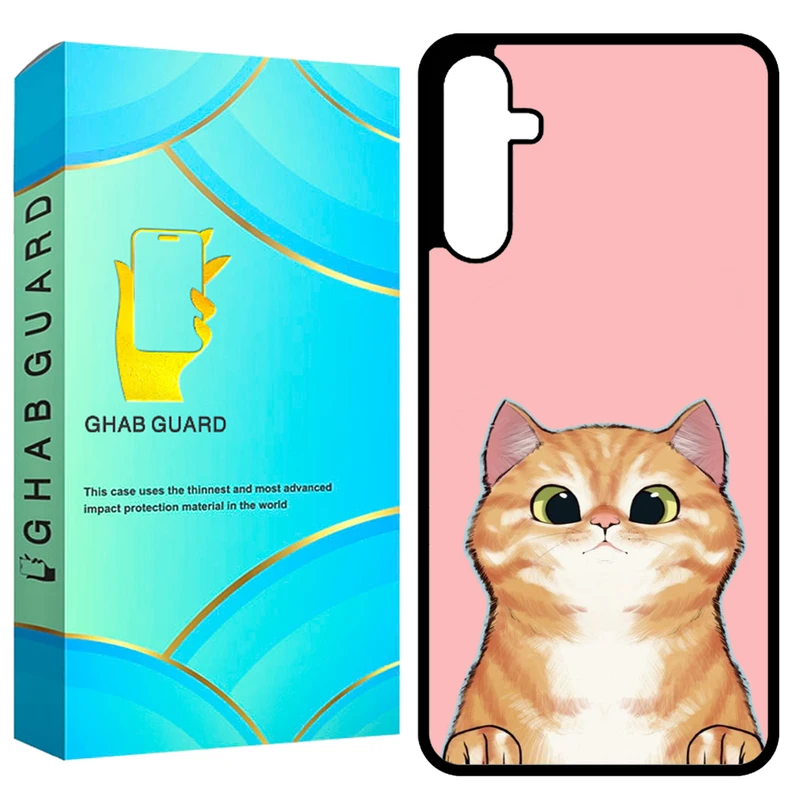 کاور قاب گارد طرح گربه مدل GCHPA24 مناسب برای گوشی موبایل سامسونگ Galaxy A24 4G