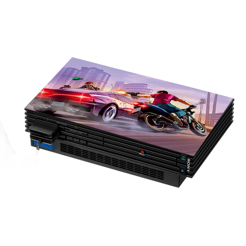 برچسب کنسول بازی پلی استیشن 2 توییجین وموییجین مدل GTA  f113