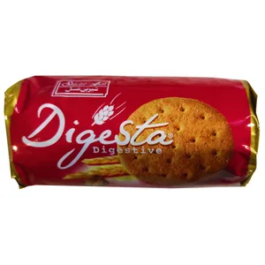 بیسکویت دایجستیو سبوس دار شیرین عسل - 180 گرم بسته 6 عددی 