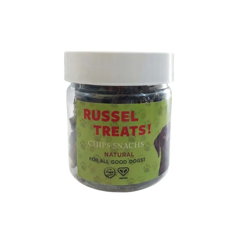 تشویقی سگ راسل مدل جگر سیاه طعم بره وزن 80 گرم